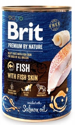 Brit Premium by Nature Fish with Fish Skin 12x800g