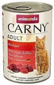 ANIMONDA Cat Carny Adult skonis: jautiena 12x400g 