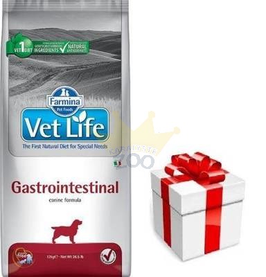 FARMINA Vet Life Dog Gastrointestinal 12kg + STAIGMENA ŠUNUI