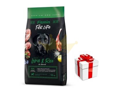 FITMIN dog For Life Lamb & Rice 12 kg + STAIGMENA ŠUNUI