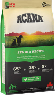 ACANA Senior sausas maistas vyresnio amžiaus šunims 11,4 kg