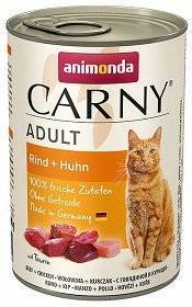 ANIMONDA Cat Carny Adult skonis: jautiena ir vištiena 400g 