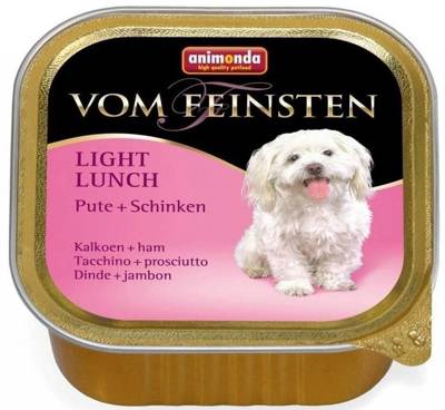 ANIMONDA Dog Vom Feinsten Light Lunch skonis: kalakutiena su kumpiu 150g