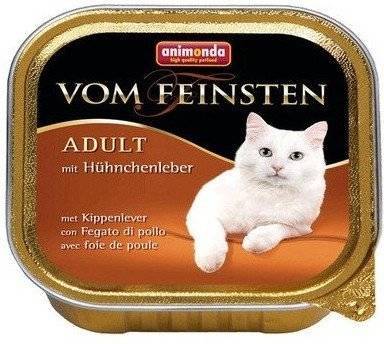 ANIMONDA Vom Feinsten Classic Cat skonis: su vištienos kepenėlėmis  100g x32