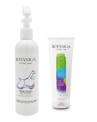 BOTANIQA Moisturizing & protection shampoo 250ml + BOTANIQA Magic Touch Grooming Spray 250 ml