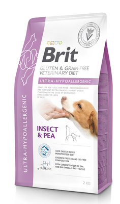 BRIT GF Veterinary Diets Dog Ultra-Hypoallergenic Insect 2kg 