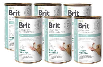 BRIT GF veterinarinės dietos šunims Struvite 6x400g - drėgnas maistas šunims