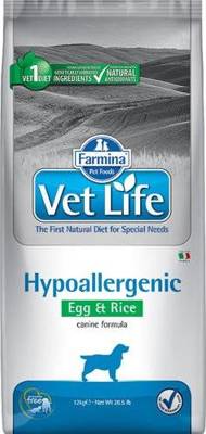 FARMINA Vet Life Hypoallergenic Egg &amp; Rice 12kg