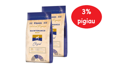 FITMIN Maxi Maintenance 2x12kg 3% PIGIAU
