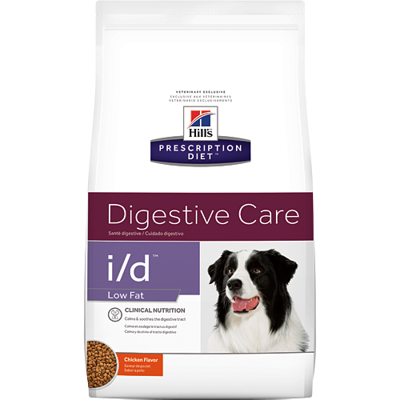 HILL'S PD Prescription Diet Canine i/d Low Fat 12kg + LAB V Lašišų aliejus šunims ir katėms 500ml  5% PIGIAU