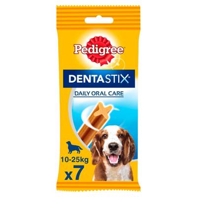 PEDIGREE DentaStix (vidutinių veislių) dantų priežiūros skanėstai šunims 7 vnt. - 180g
