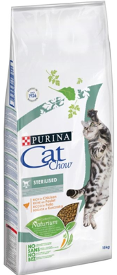 PURINA Cat Chow sterilizuotas vištienos ėdalas 15kg 