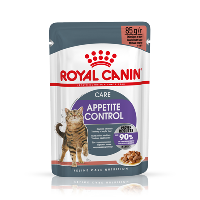 ROYAL CANIN Appetite Control 12x85g drėgno ėdalo padaže suaugusioms, sterilizuotoms, maisto išalkusioms katėms