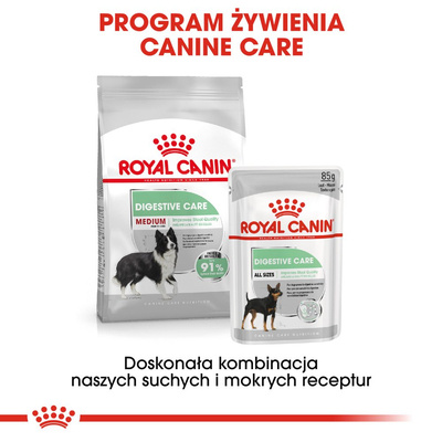 ROYAL CANIN CCN CCN Medium Digestive Care 12 kg sausas ėdalas suaugusiems vidutinių veislių šunims su jautriu virškinimo traktu