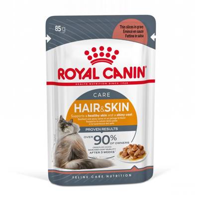 ROYAL CANIN Intense Beauty 12x85g drėgno maisto padaže suaugusioms katėms, sveika oda, gražus kailis