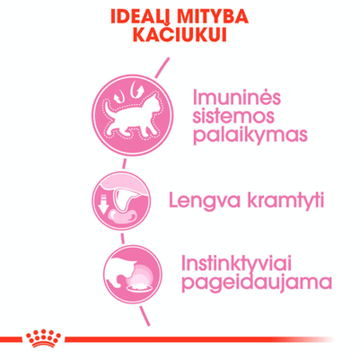 ROYAL CANIN Kitten Instinctive in jelly 12x85g drėgnas ėdalas želėje kačiukams iki 12 mėn. amžiaus 