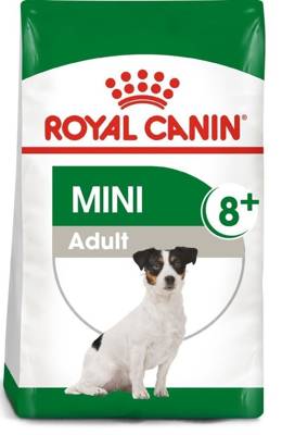 ROYAL CANIN Mini Adult +8 8kg sausas ėdalas vyresniems 8-12 metų amžiaus mažų veislių šunims