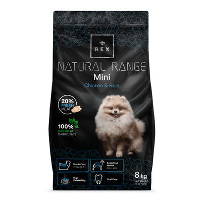 Rex Natural Range Mini Chicken & Rice 2x8kg