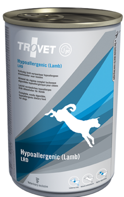 TROVET LRD Hypoallergenic - Lamb (šuniui) 400g - skardinė