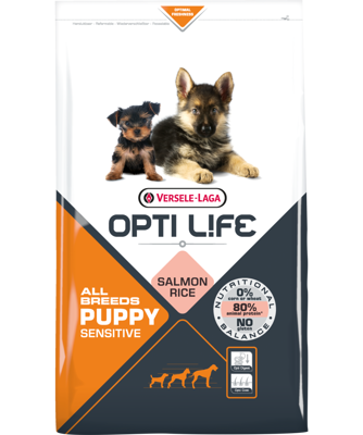 VERSELE-LAGA Opti Life Puppy Sensitive 2,5kg + STAIGMENA ŠUNUI
