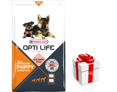 VERSELE-LAGA Opti Life Puppy Sensitive 2,5kg + STAIGMENA ŠUNUI