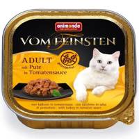 ANIMONDA Cat Vom Feinsten adult NoGrain kalakutiena pomidorų padaže 100g