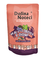 DOLINA NOTECI Supermaistinė veršiena su omarais ir krevetėmis 85g